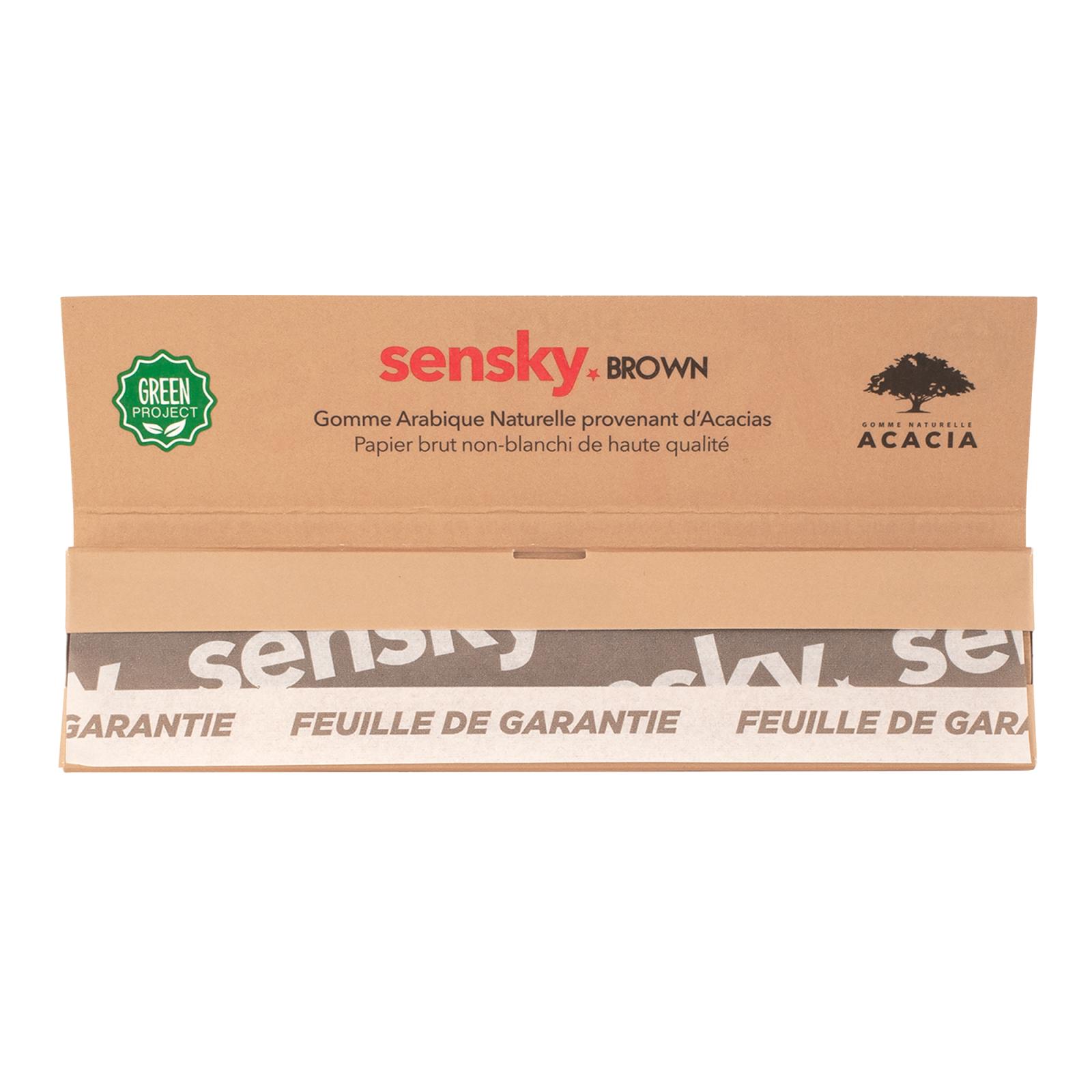 Feuilles Rouler Slim Sensky Brown Feuilles Slim Mistersmoke