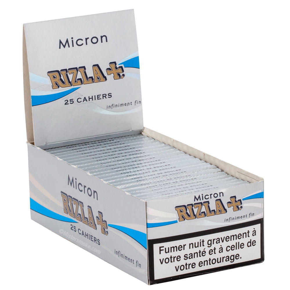 Papier à rouler RIZLA cigarette papiers standard Argent 50 x 10
