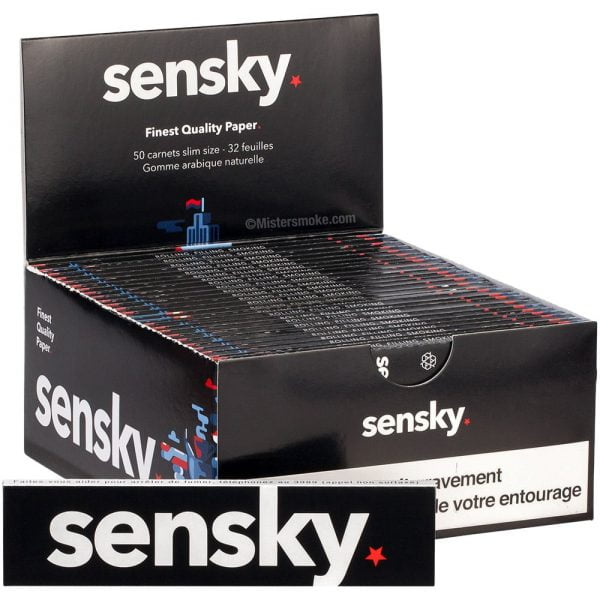 Schachtel mit 50 Sensky-Slim-Sheet-Büchern