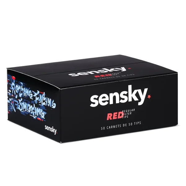 Sensy RED - Boite de filtres cigarette carton