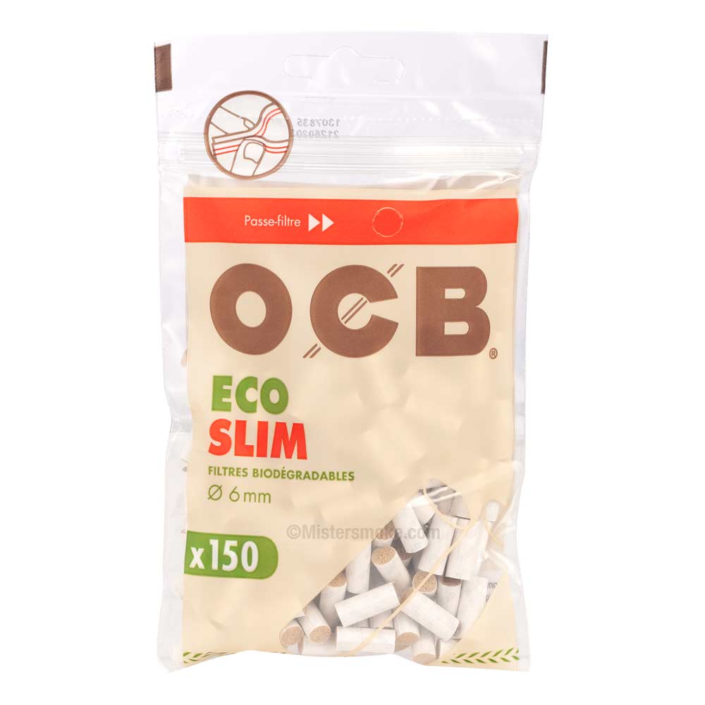  OCB Slim Long 6mm Cigarette Filter Tips 5 x 100