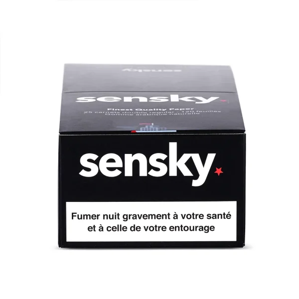 Lot de 25 carnets de feuilles à rouler SENSKY regular - 120 feuilles par carnet - format économique