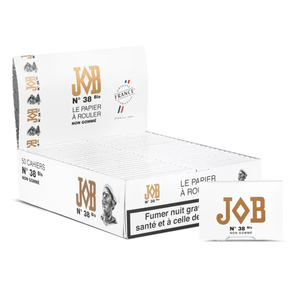 JOB N)°8 feuille à rouler extra blanche - carnet ou boite