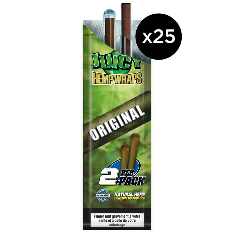 blunt juicy hemp - lot de 25 sachets