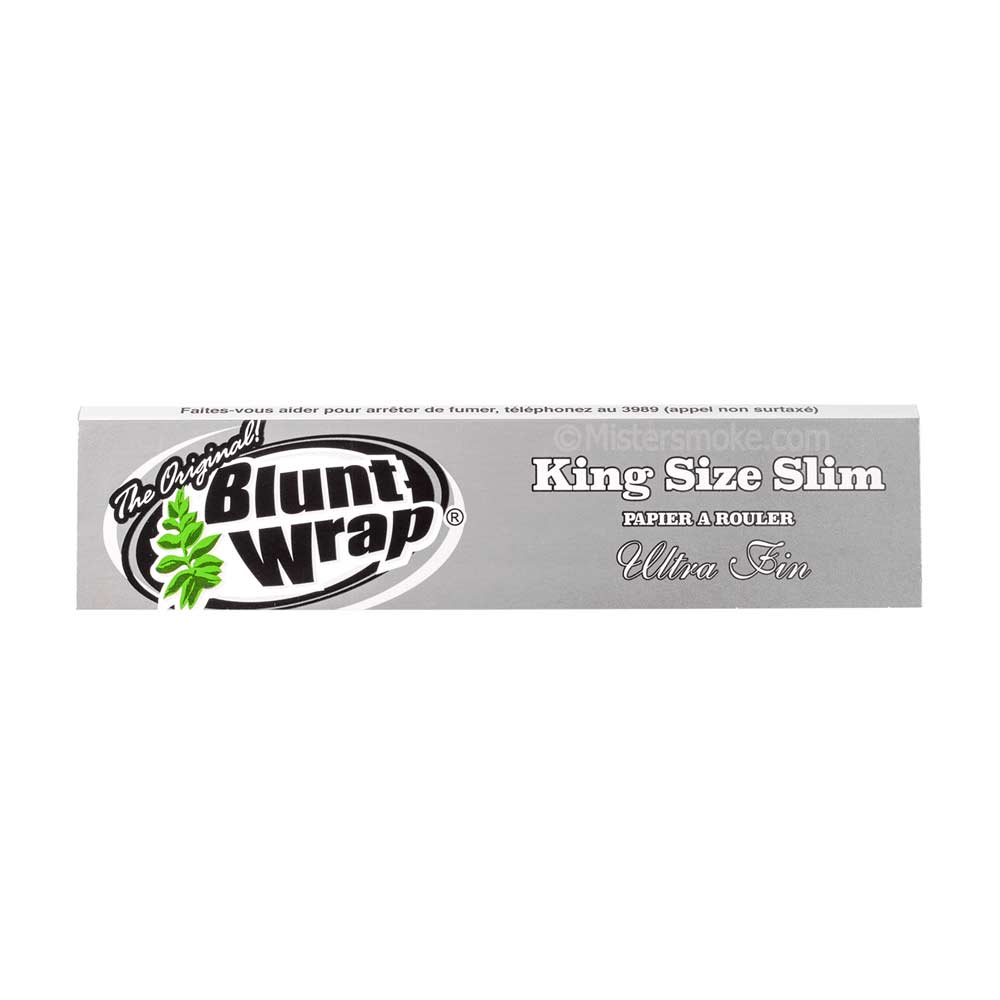 Feuilles à rouler Blunt wrap king size slim Unbleached x 25 - PW  Distribution