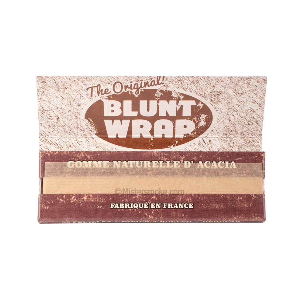 Boite de 25 carnets de feuilles Blunt Wrap Non blanchies - Mistersmoke