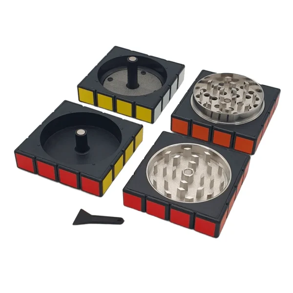 grinder original rubiks cube 4 parties avec aimant central.