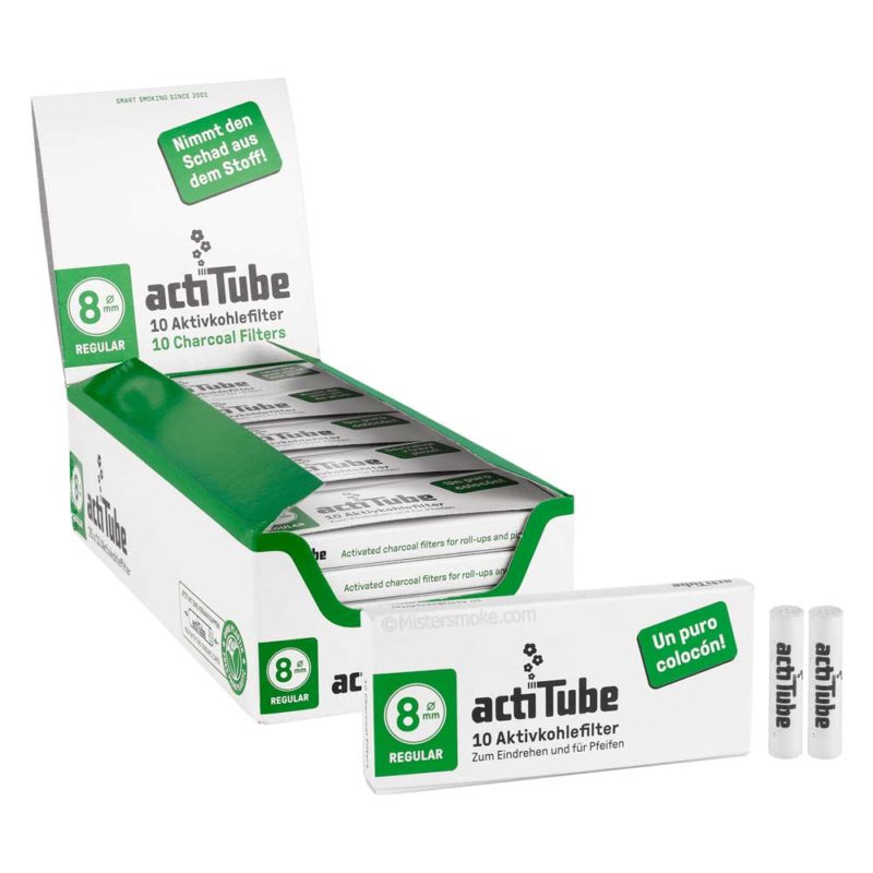 filtres charbon actif actitube 8 mm