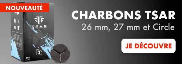 CHARBON KING COCO 28MM - Espace Chicha