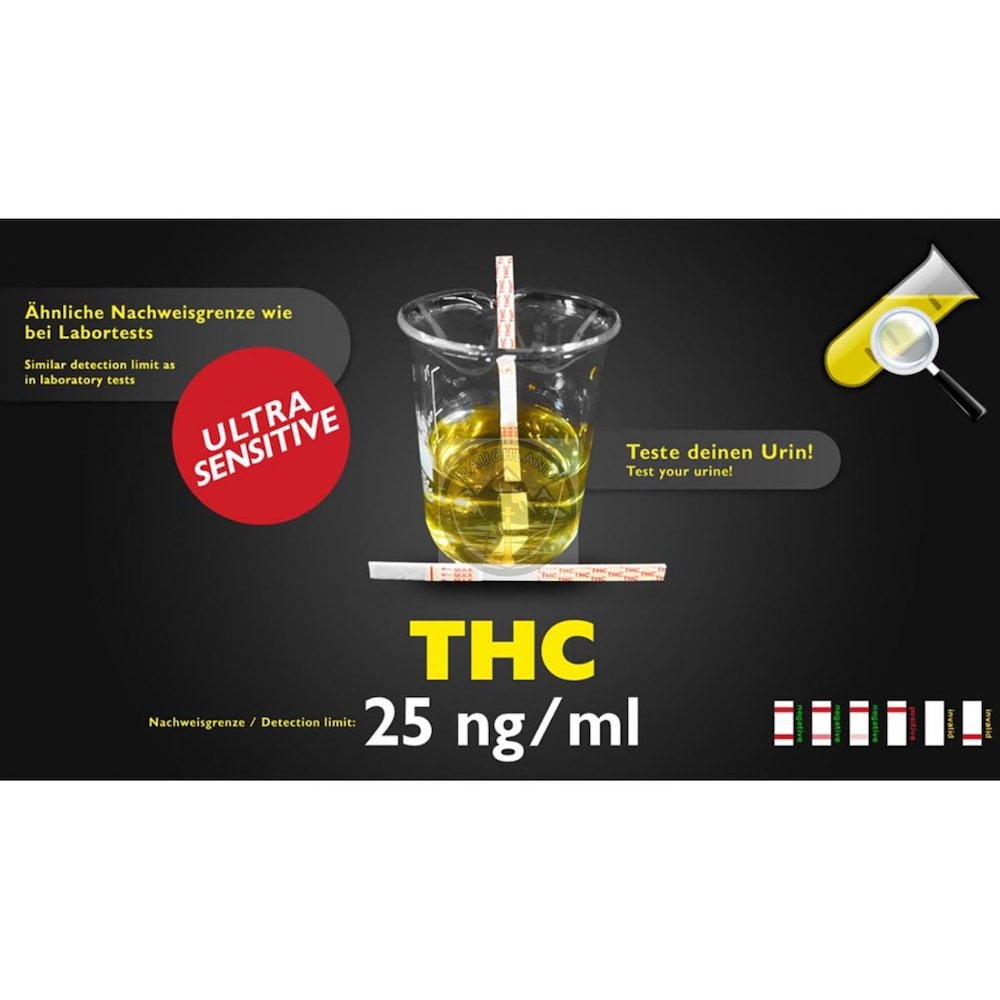 Test de dépistage du THC (test cannabis, marijuana)