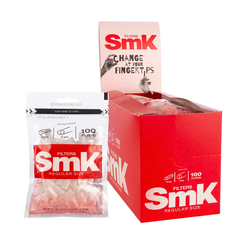 Filtres mousse SMK regular à la boite - Filtres cigarette - Mistersmoke