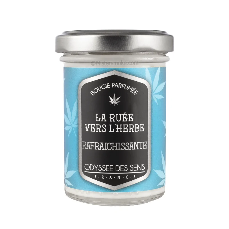 bougie au chanvre parfum niaouli