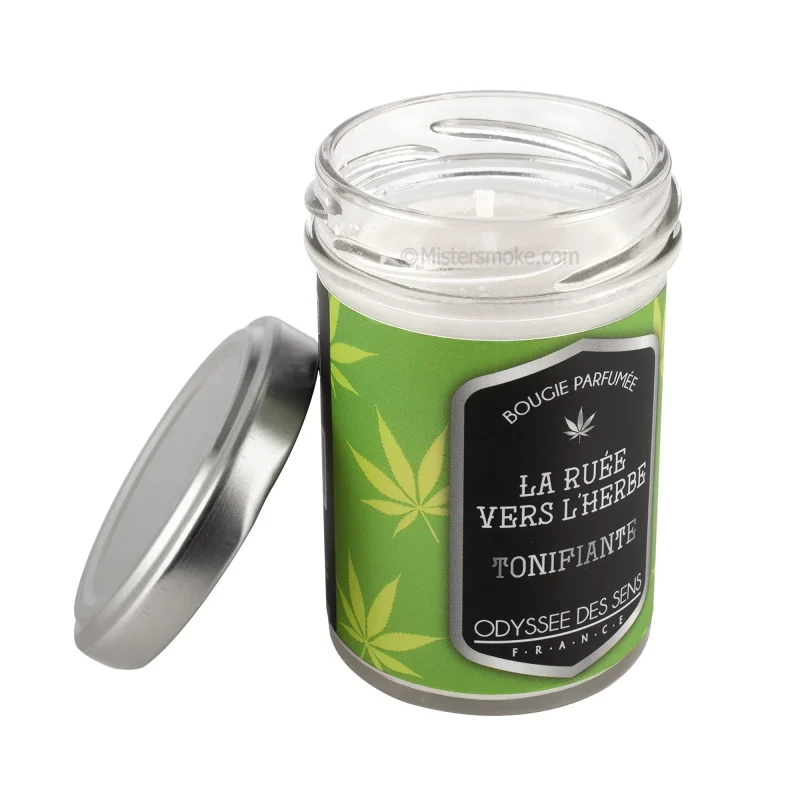 bougie relaxante chanvre et menthe