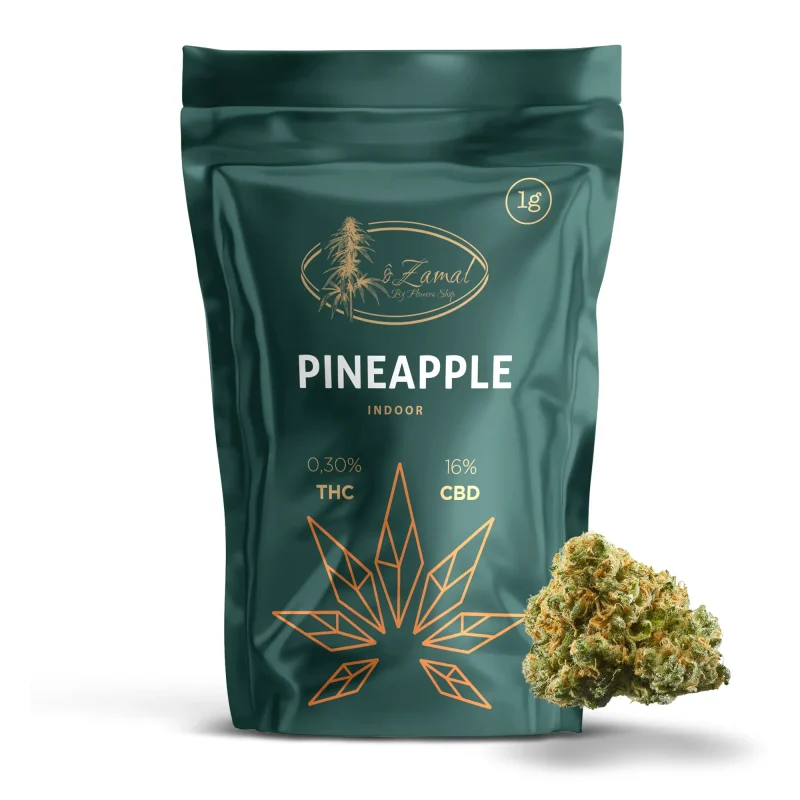 CBD pineapple sous forme de fleurs