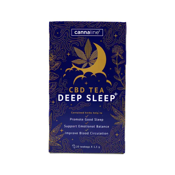 boite de sachets de tisane cbd pour sommeil