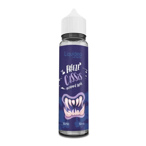 E liquide Liquideo 50 ml 0% nicotine - Freeze Cassis