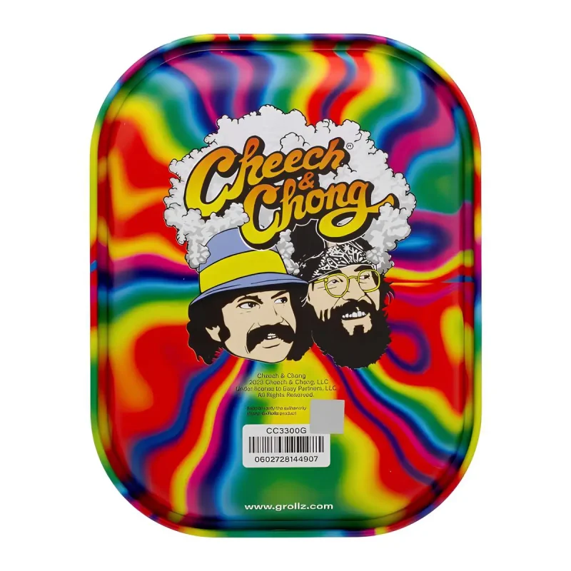 plateau fumeur original en métal cheech and chong