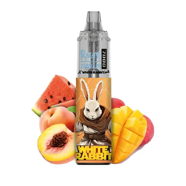 Puff 7000 Tornado TPD 2% de nicotine - Mango Peach Watermelon