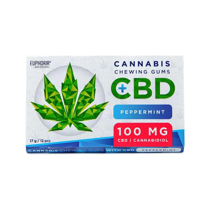 Chewing-gum au cannabidiol - Menthe poivrée