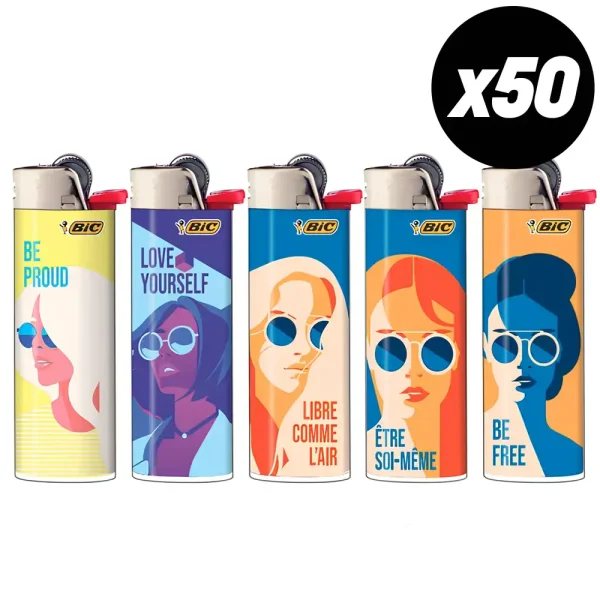 Briquet BIC Maxi WOMAN x50