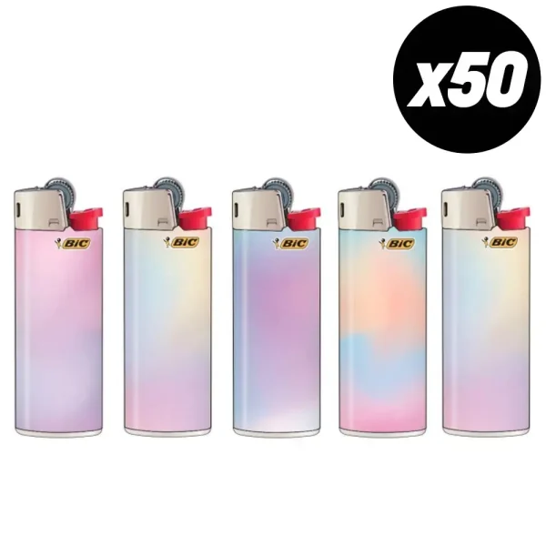 Briquet BIC mini Boreal Pastel x50