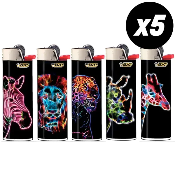 Briquet BIC Maxi Neonani x5