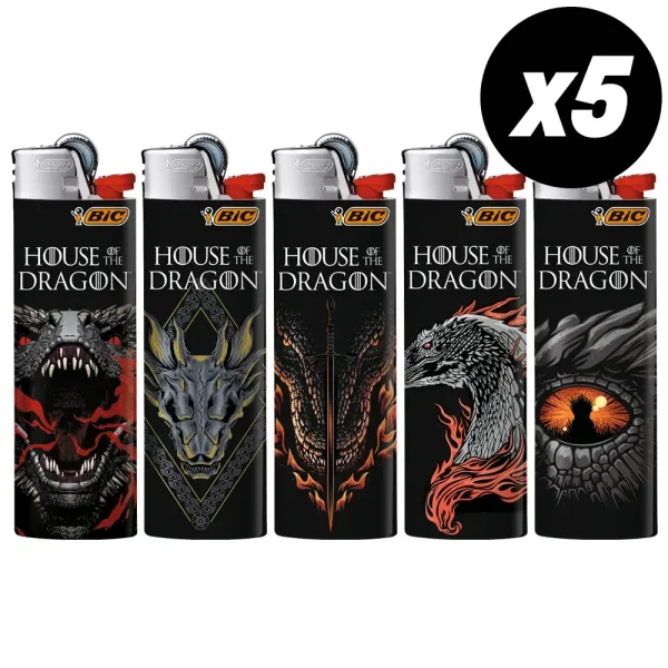 Briquet BIC Maxi Game of Thrones x5