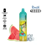 Puff 15000 taf Tornado RandM sans nicotine - Watermelon ice