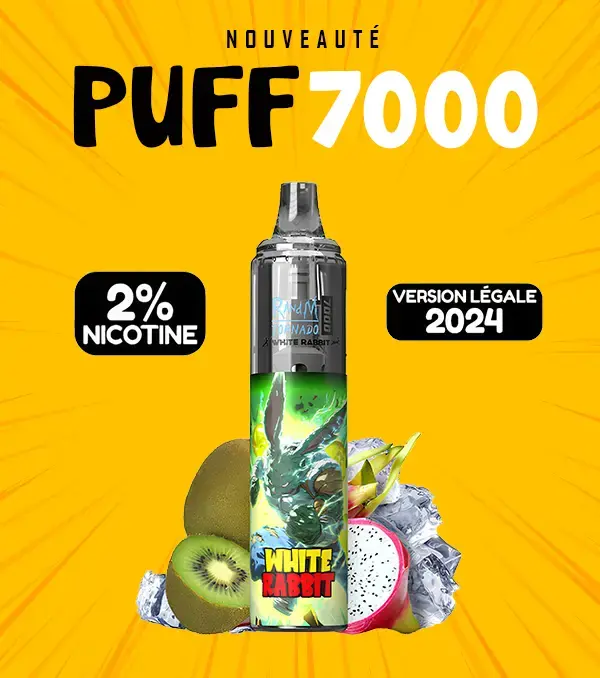 puff tornado 7000 taff avec nicotine