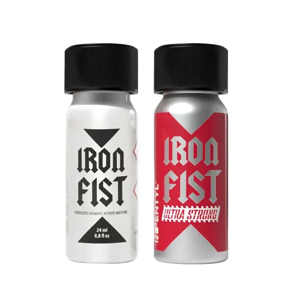 Pack Duo Poppers Iron Fist - Les meilleurs poppers puissants réunis dans un pack économique au meilleur prix.