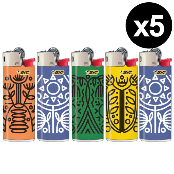 Briquet BIC maxi SYMBOLES x5