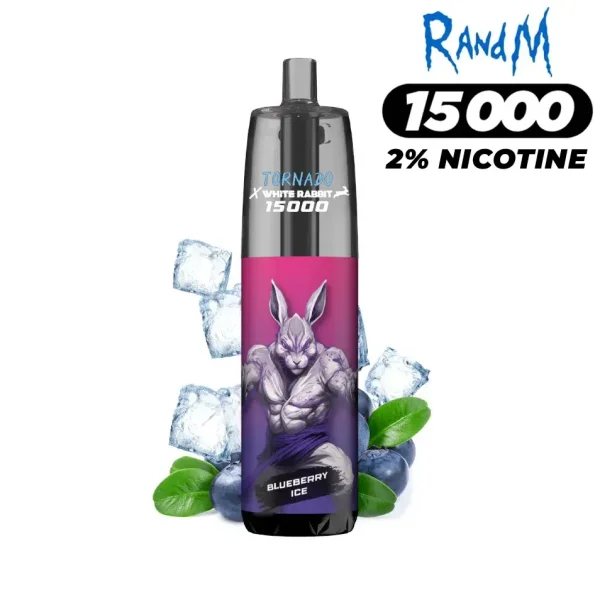 Puff Tornado White Rabbit 15000 Blueberry Ice - 2% de Nicotine