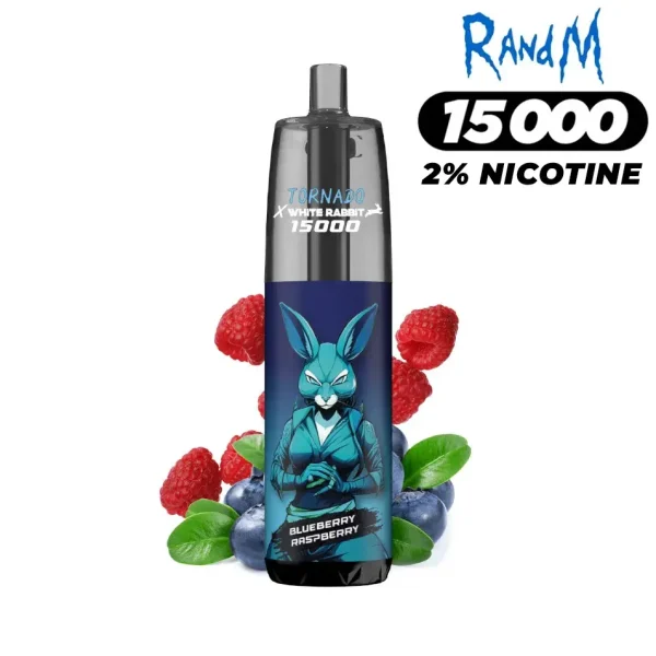 Puff Tornado White Rabbit 15000 Blueberry Raspberry - 2% de Nicotine