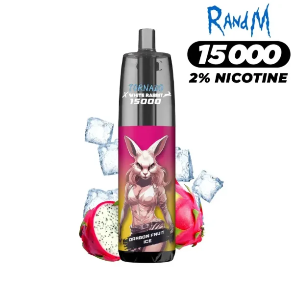 Puff Tornado White Rabbit 15000 Dragon fruit ice - 2% de Nicotine