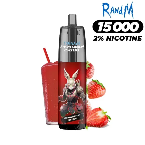 Puff Tornado White Rabbit 15000 strawberry slush - 2% de Nicotine