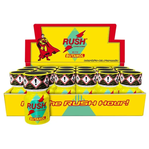 Rush butanol Poppers - Display de 18 flacons de 10 ml