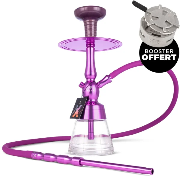 La Chicha Tsar Molotov X est le choix parfait pour ceux qui veulent allier design moderne et performances. Dotée d'une purge innovante et du système de chauffe TSAR Booster inclus, elle offre une expérience de fumée puissante et maîtrisée, tout en étant facile à entretenir.