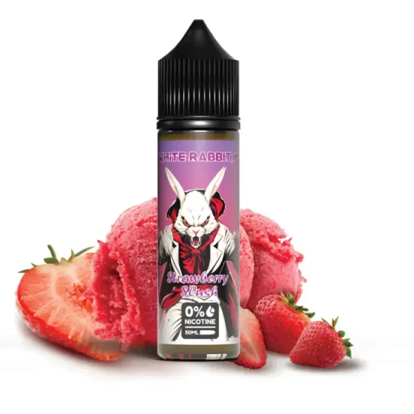 E-liquide White Rabbit 50 ml – Strawberry Slush (Sorbet fraise)