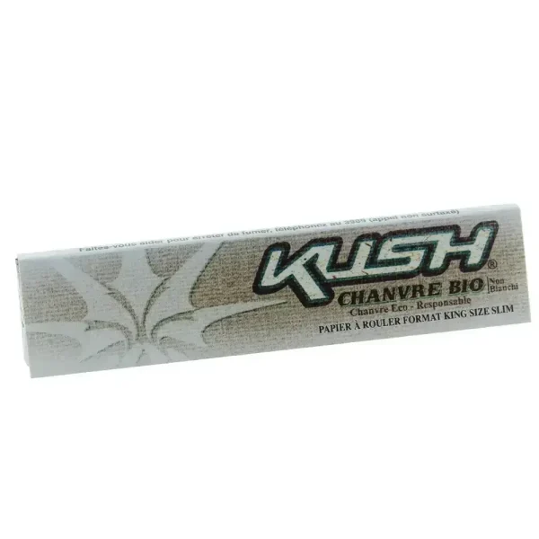 Carnet feuilles slim KUSH Chanvre bio non blanchi