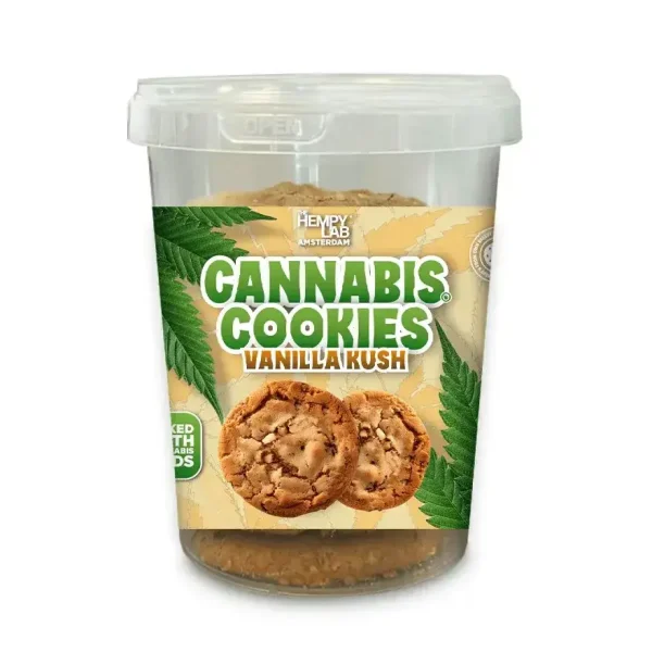 Cannabis Cookies Vanilla Kush - The Hempy Lab Amsterdam