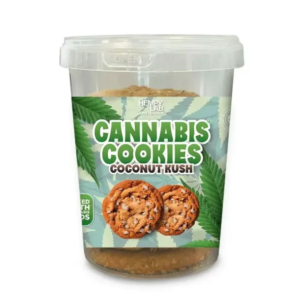 Cookie au CBD et à la noix de coco - pot hermétique de 150g