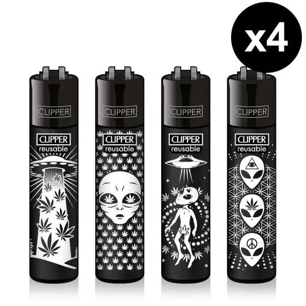 Briquet CLIPPER Maxi 420 Aliens #2 x4