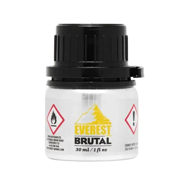 Poppers Everest BRUTAL 30 ml - flacon aluminium indestructible - nitrite d'amyle puissant.