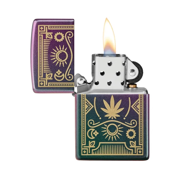 Briquet essence Zippo original Cannabis 60005890