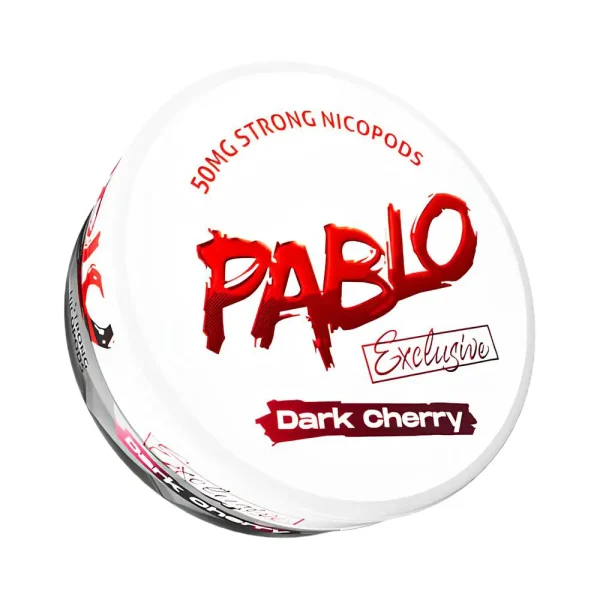 SNUS PABLO 50 mg - Dark Cherry - Nicopouches sans tabac, avec nicotine.