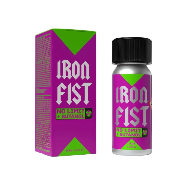 Iron Fist No Limit - Poppers puissant Butanol - 24 ml