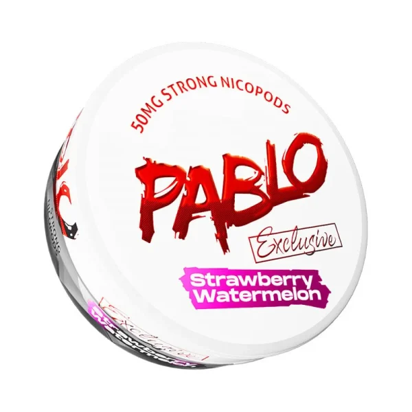 SNUS PABLO Exclusive 50mg - Strawberry Watermelon (fraise/pastèque) - Snus sans tabac - Fort en nicotine