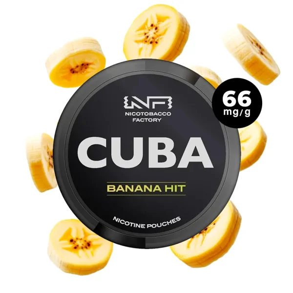 CUBA Snus Banana Kit - 66mg de nicotine