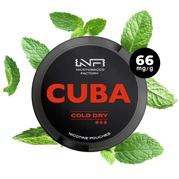 CUBA Snus Cold Dry - SAchets de nicotine sans tabac