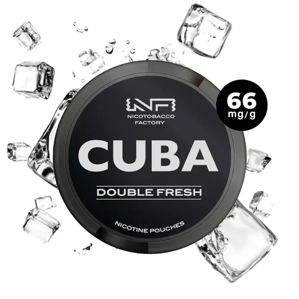 Snus CUBA Double Fresh - Black Line